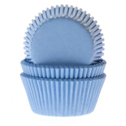 Små muffinsformar -  Babyblå, ca 60 st
